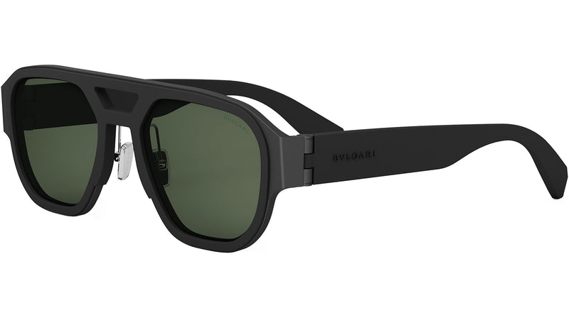 Aluminum Black Pilot Sunglasses