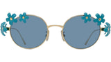Signature Gold Oval Sunglasses