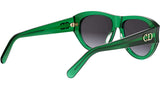 DiorGlow A1I Green Pilot Sunglasses