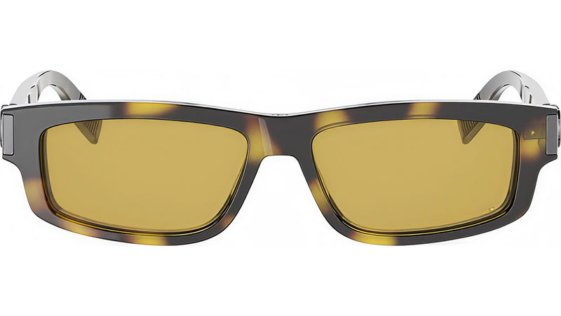 CD Icon S2I Black Rectangular Sunglasses