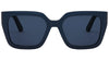 30Montaigne S8U Rose Square Sunglasses - 54-19-130