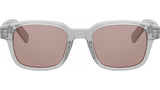 CD Icon S4I Transparent Grey Squared Sunglasses