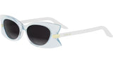 DiorButterfly S2I Transparent Blue Butterfly Sunglasses