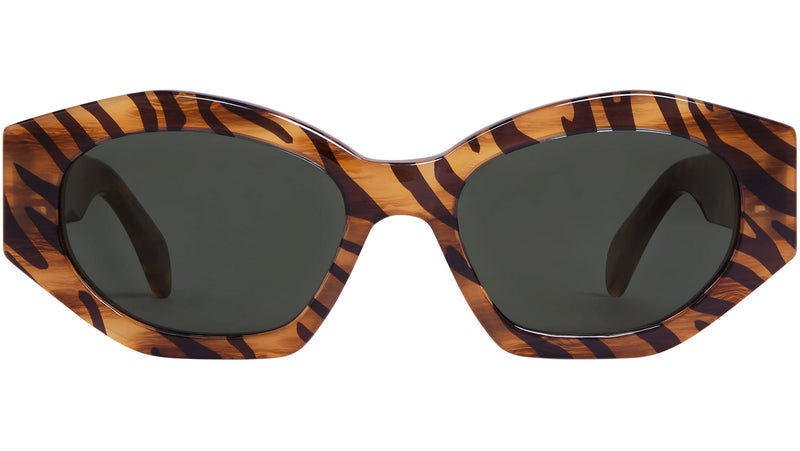 Triomphe Tiger Print Cat Eye Sunglasses
