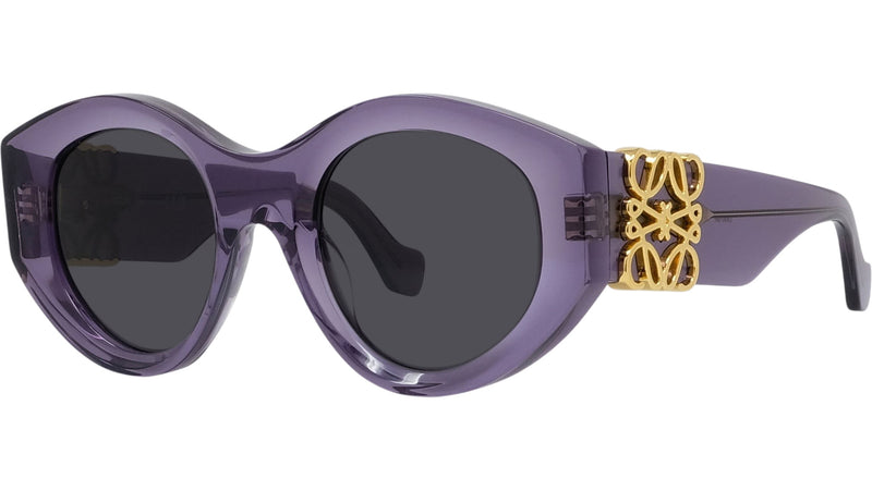 Anagram Purple Round Sunglasses