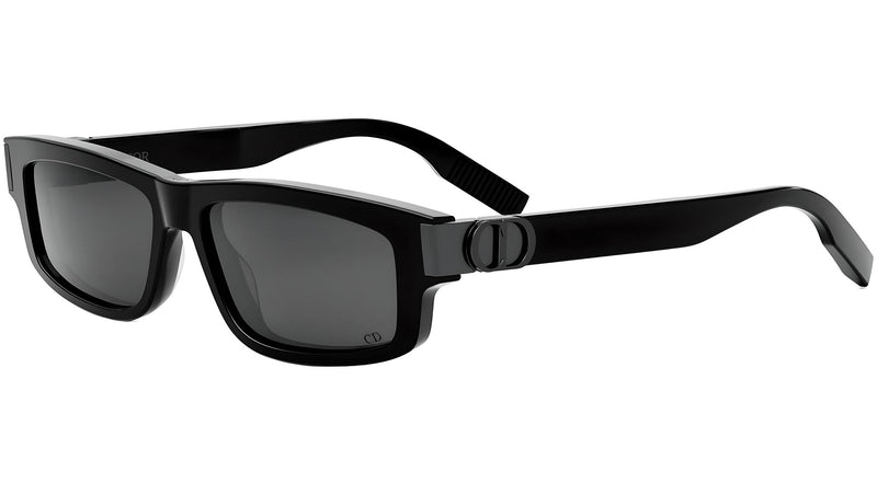 CD Icon S2I Black Rectangular Sunglasses