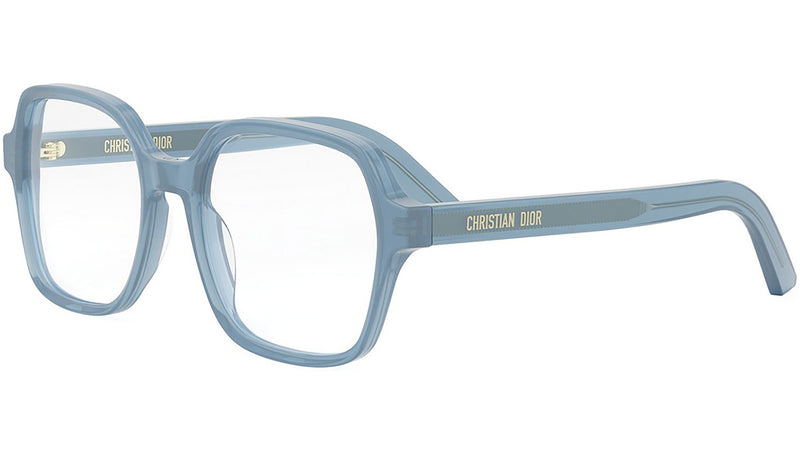 DiorMidnightO S1I Shiny Blue Geometric Eyeglasses