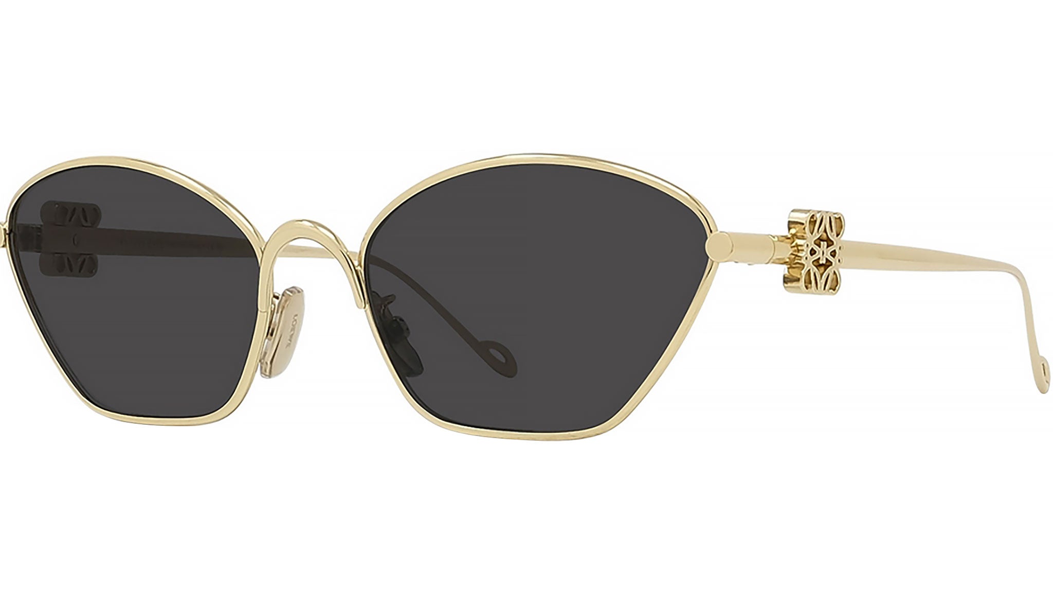 Philanthropist Loewe Occhiali Sole Anagram Gold Cat Eye Sunglasses