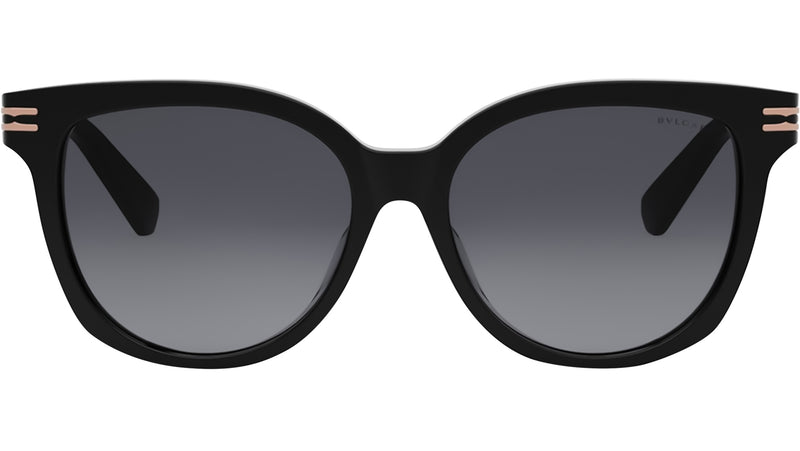 B.zero1 Shiny Black Butterfly Sunglasses