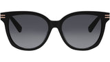 B.zero1 Shiny Black Butterfly Sunglasses