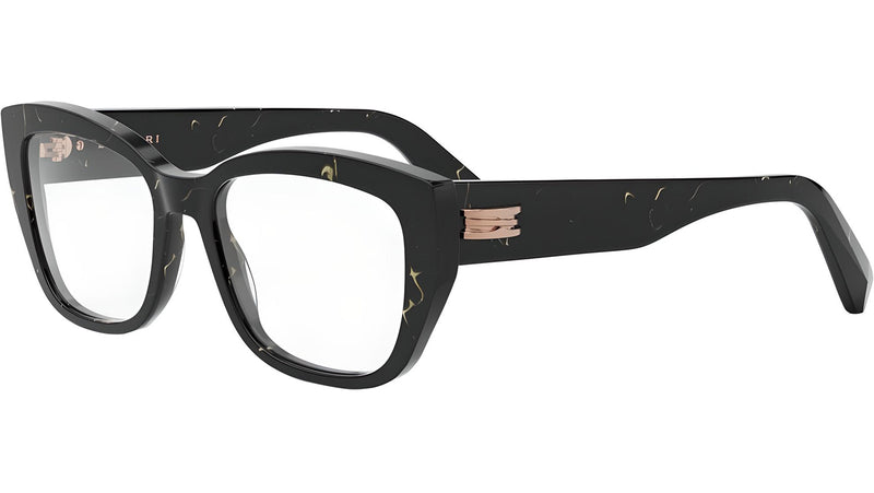 B.zero1 Black Geometric Eyeglasses