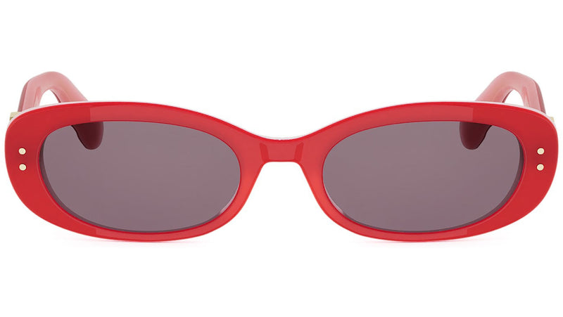 Dior Oblique B1I Red Oval Sunglasses