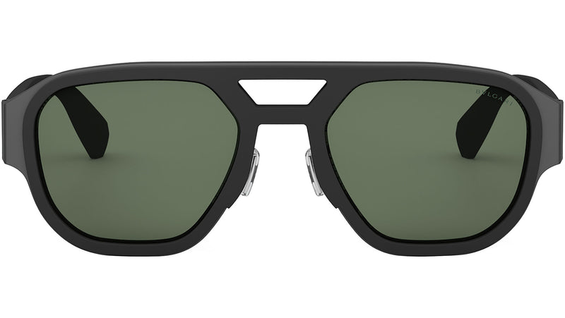Aluminum Black Pilot Sunglasses