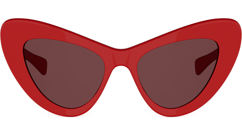 Triomphe Mini HD Red Cat Eye Sunglasses