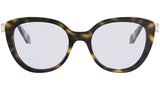 Serpenti Forever Havana Square Eyeglasses
