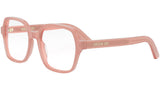 DiorMidnightO S1I Shiny Pink Geometric Eyeglasses