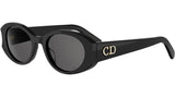 DiorGlow B3I Black Oval Sunglasses