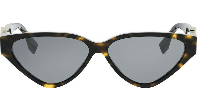 FF Diamonds Havana Cat Eye Sunglasses