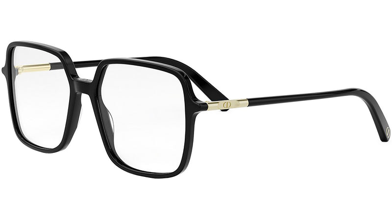 Mini CD O S2I Shiny Black Geometric Eyeglasses