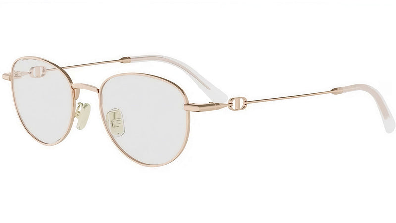 Petit CDO R2U Rose Gold Round Eyeglasses