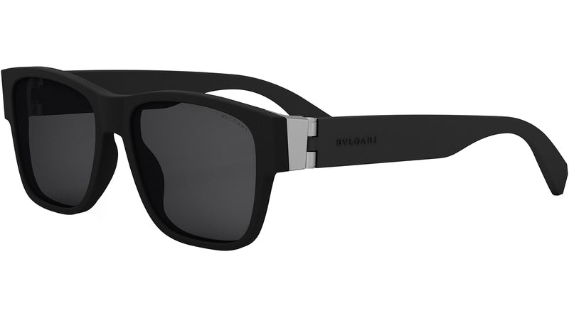 Bvlgari Aluminum Black Geometric Sunglasses