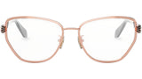 Serpenti Forever Gold Cat Eye Glasses