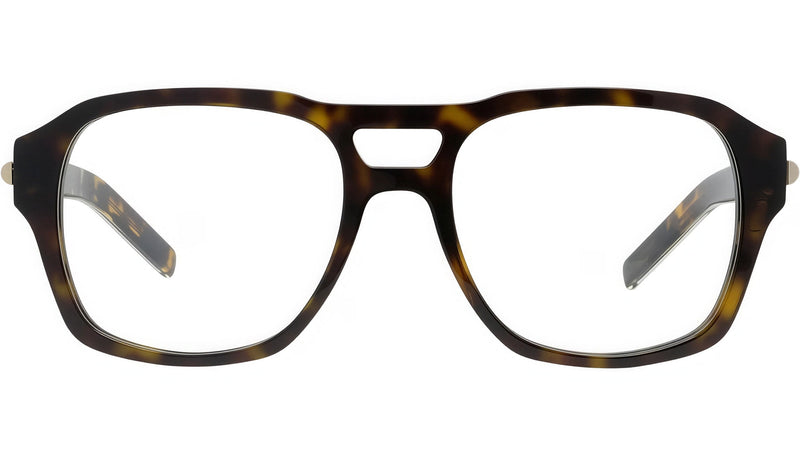 GV One Havana Geometric Eyeglasses