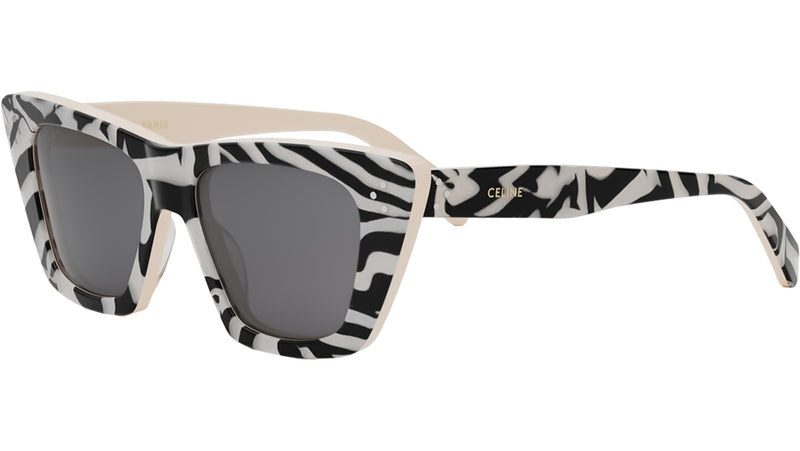 3 Dots Black Cat Eye Sunglasses