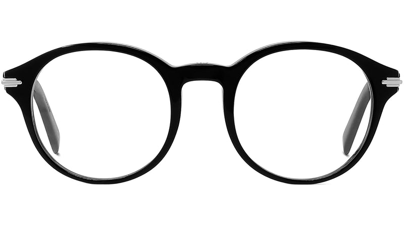 DiorBlackSuitO RI Black Round Eyeglasses