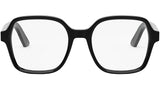 DiorMidnightO S1I Shiny Black Geometric Eyeglasses