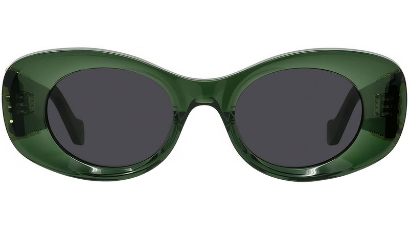Anagram Green Oval Sunglasses