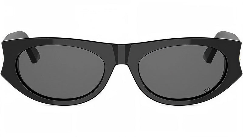 DiorGlow B2I Black Oval Sunglasses