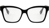 FF Diamonds Black Square Eyeglasses