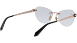 Serpenti Forever Rose Gold Cat Eye Eyeglasses