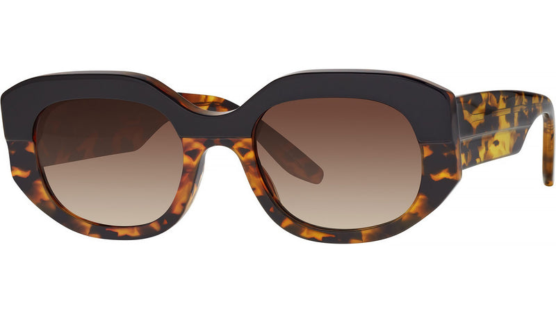 Sueno Black Geometric Sunglasses