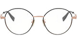 Bvlgari Bvlgari Rose Gold Round Eyeglasses