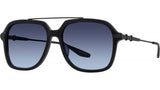 D.Ellis Black Square Sunglasses