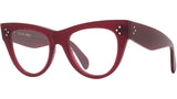 3 Dots Red Cat Eye Eyeglasses