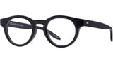 Oxford Black Round Eyeglasses