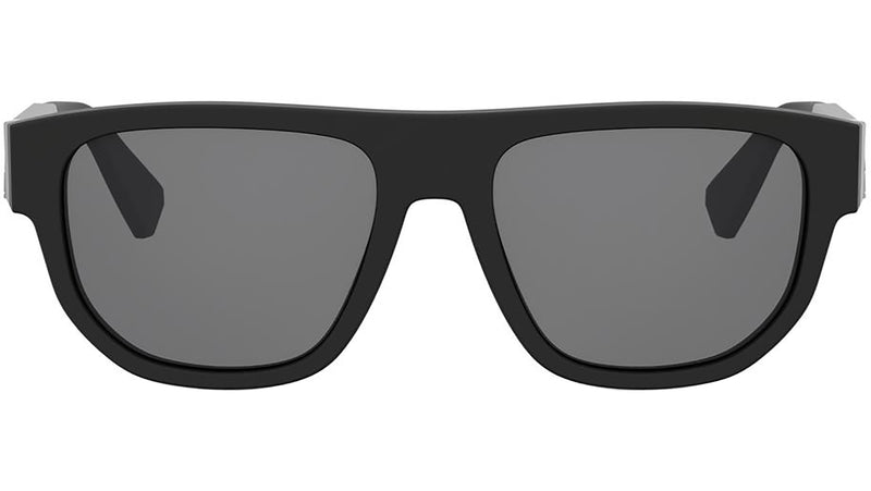 Bvlgari Aluminium Matte Black Geometric Sunglasses