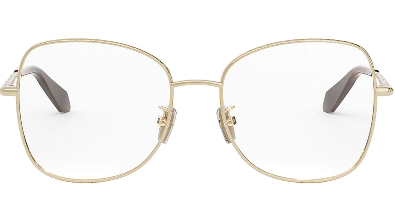 Serpenti Yellow Geometric Eyeglasses