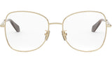 Serpenti Yellow Geometric Eyeglasses