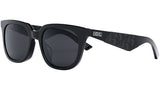 DiorB27 S3F Black Geometric Sunglasses