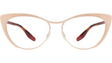Cheeky Gold Cat Eye Eyeglasses