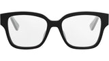 Tubogas Black Square Eyeglasses