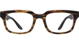 Hinkley Brown Square Eyeglasses