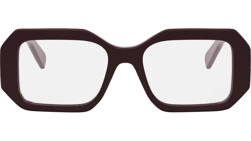 Triomphe Brown Geometric Eyeglasses