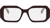 Triomphe Brown Geometric Eyeglasses