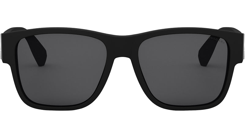 Bvlgari Aluminum Black Geometric Sunglasses