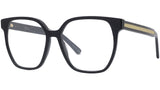 DiorSpiritO S3I Black Square Eyeglasses